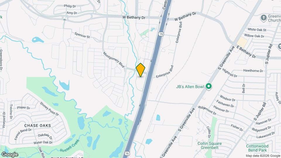 The Lofts At Watters Creek Phase II Apartments and Nearby Allen