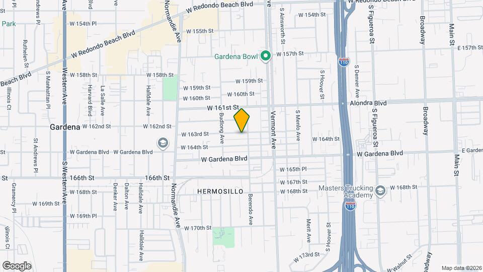 1114 W 163rd St, Unit 6 Map and Location Details