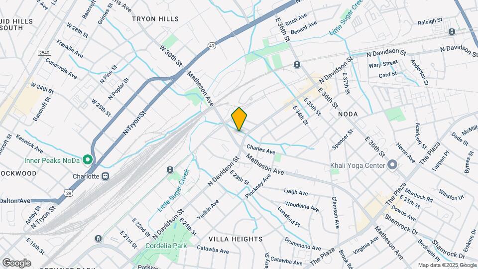 2715 N Davidson St Map and Location Details