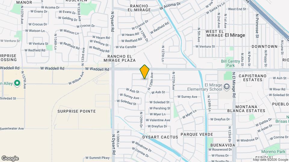12911 W Voltaire Ave Map and Location Details