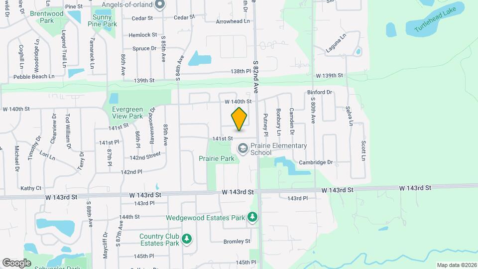 8240 W 141st St Map and Location Details