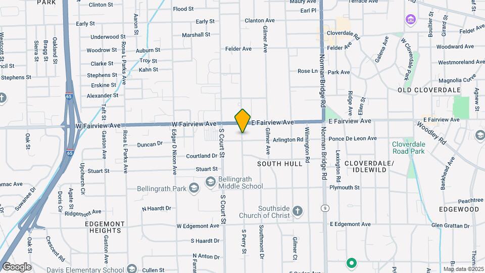 3037 S Perry St Map and Location Details