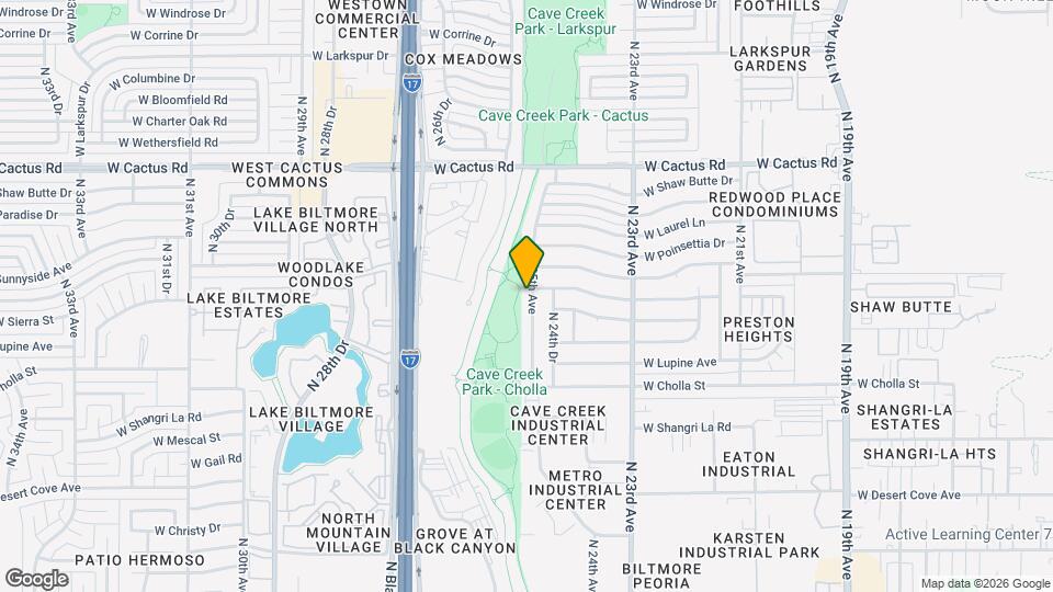 11624 N 25th Ave Map and Location Details