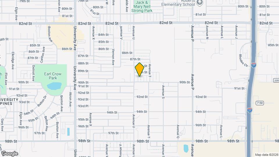 8905 Terrell Ave Map and Location Details