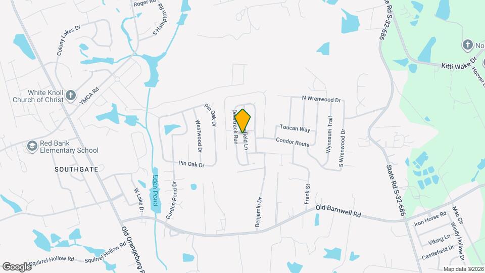 847 Dovefield Ln Map and Location Details