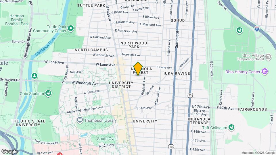 93 Frambes Ave Map and Location Details