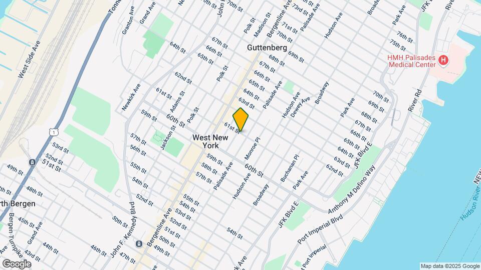 411 61st St Map and Location Details