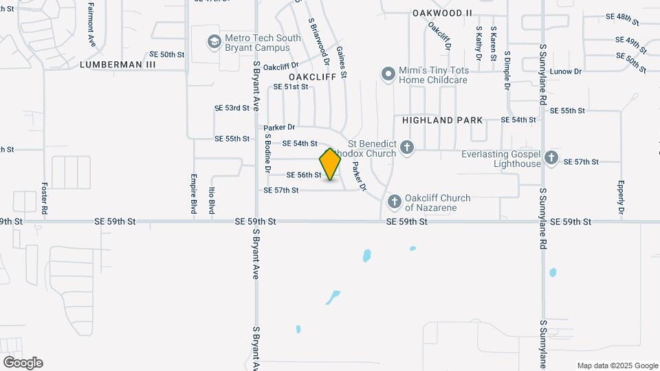 3309 SE 57th St Map and Location Details
