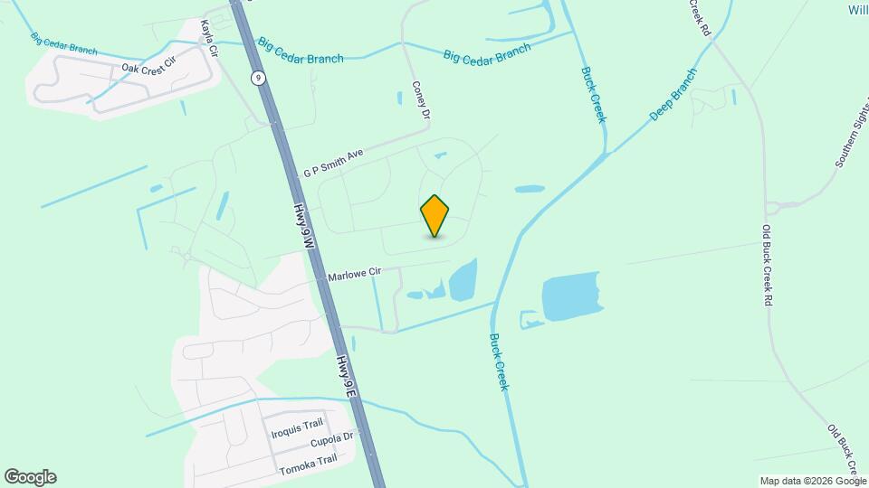 1032 Lauryn Oak Lp Map and Location Details