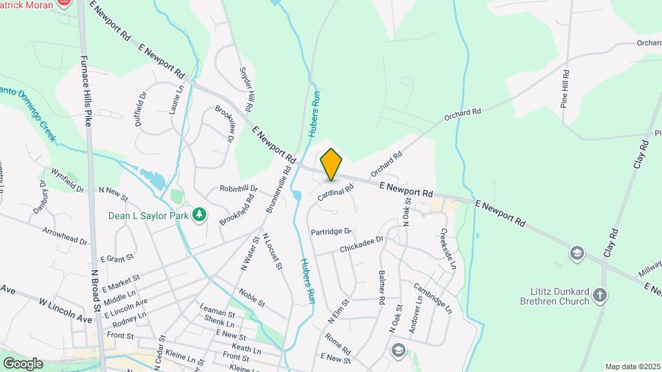 396 Cardinal Rd Map and Location Details