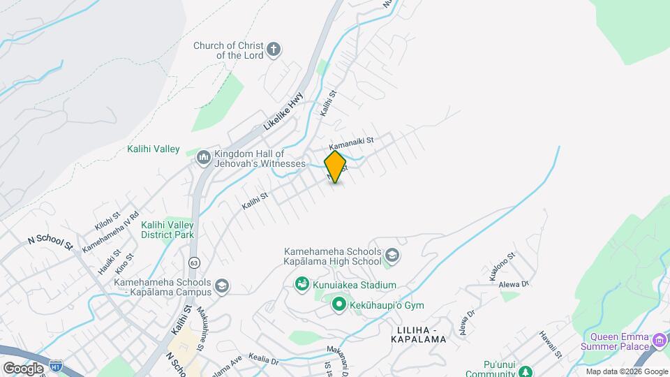 1574 Wailele St, Unit Top Unit Mapa y Detalles de la Ubicación