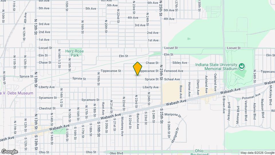 2300 Spruce St Mapa y Detalles de la Ubicación