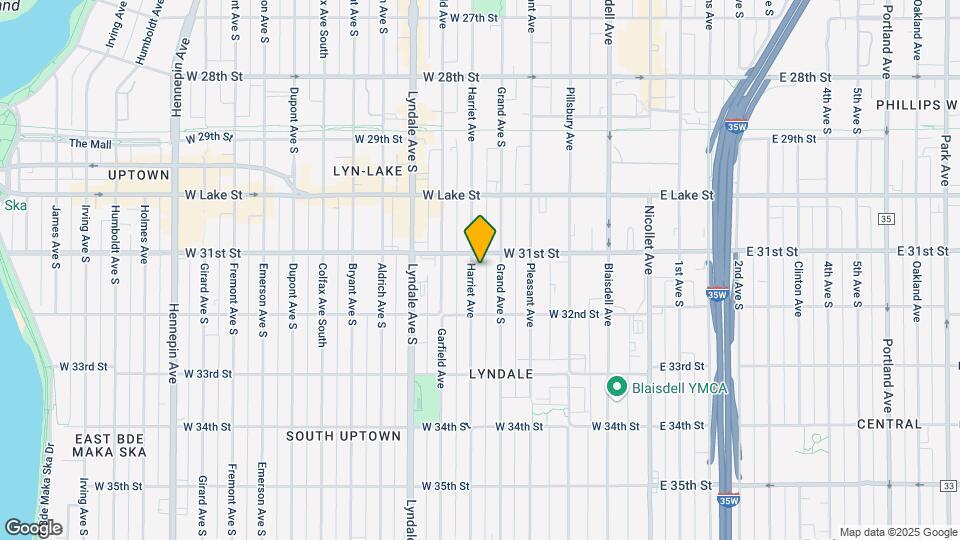 3113 Harriet Ave, Unit # 1 Map and Location Details