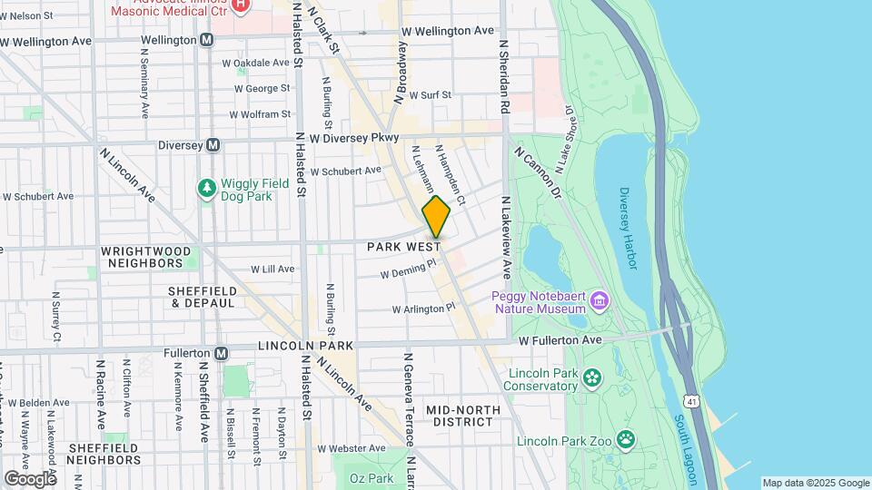 2554 N Clark St, Unit 1004 Map and Location Details