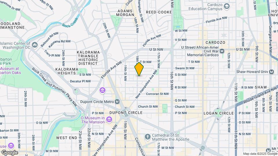 1747 18th St NW Map and Location Details