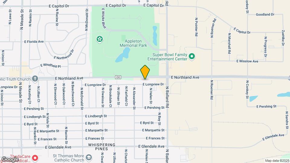 1700 E Longview Dr Map and Location Details