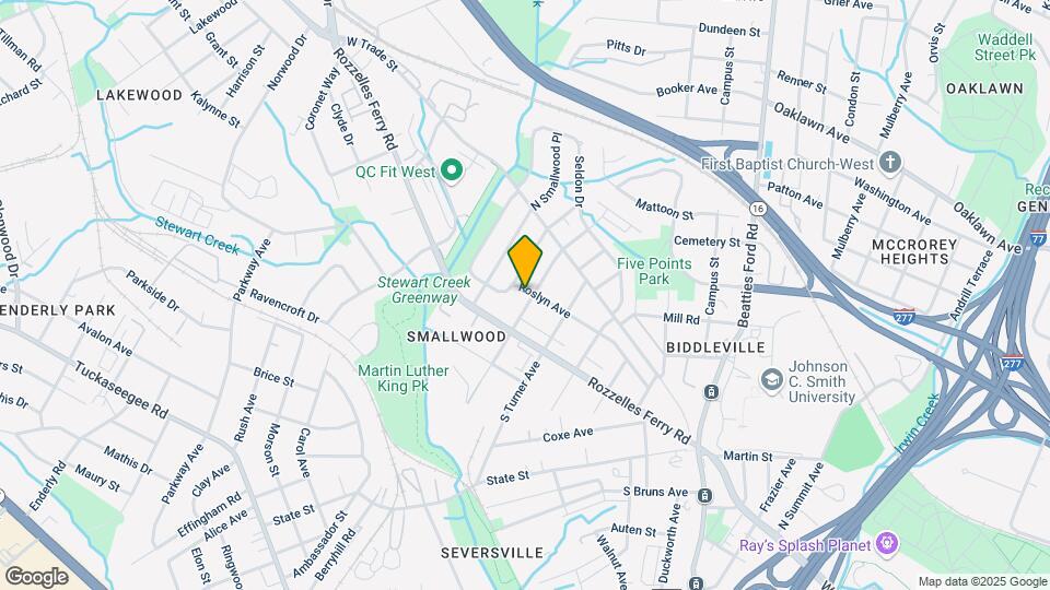 2401 Roslyn Ave Map and Location Details