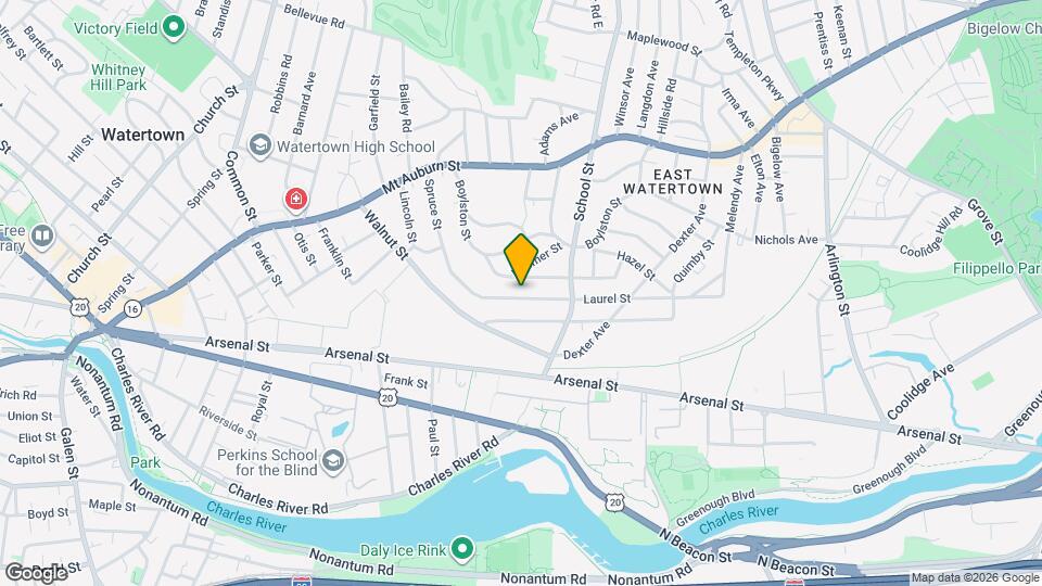 150 Spruce St, Unit 1 Map and Location Details