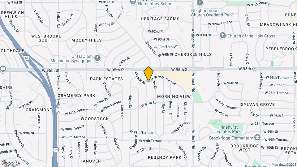 9539 Kessler St Map and Location Details