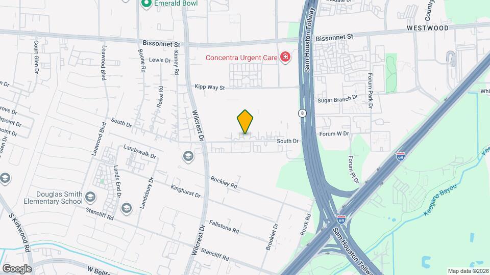 Falls of Wilcrest Map and Location Details