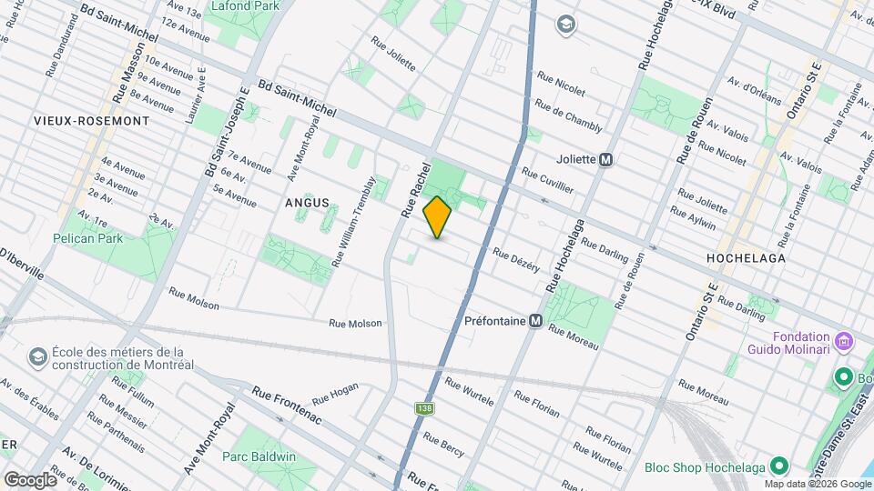 3785 Rue Préfontaine Map and Location Details