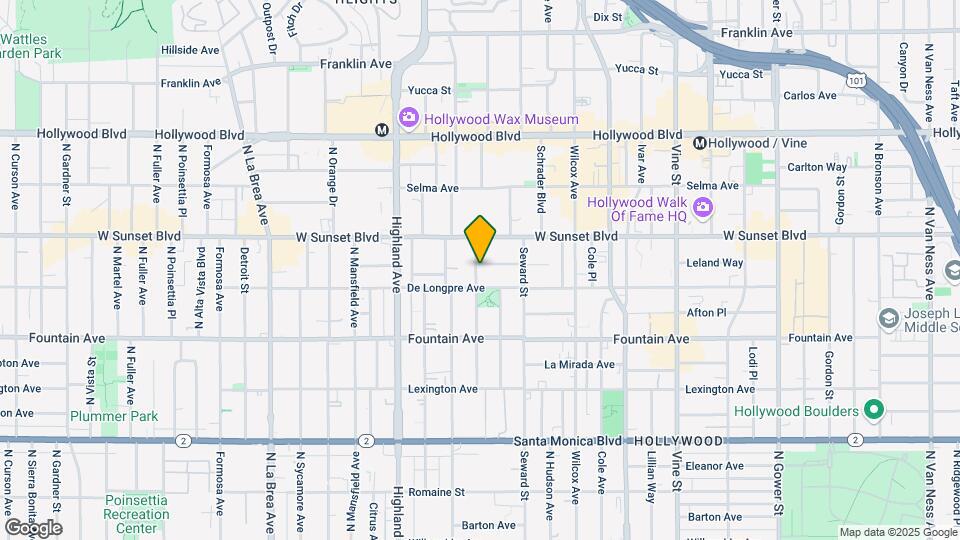 6654 Leland Way Map and Location Details