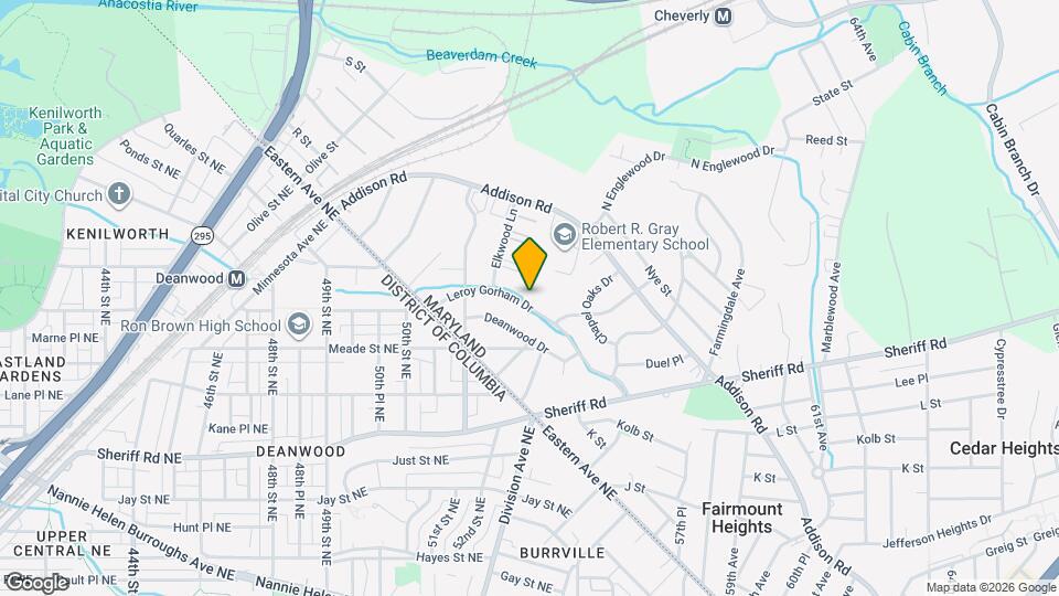 4802 Leroy Gorham Dr Map and Location Details