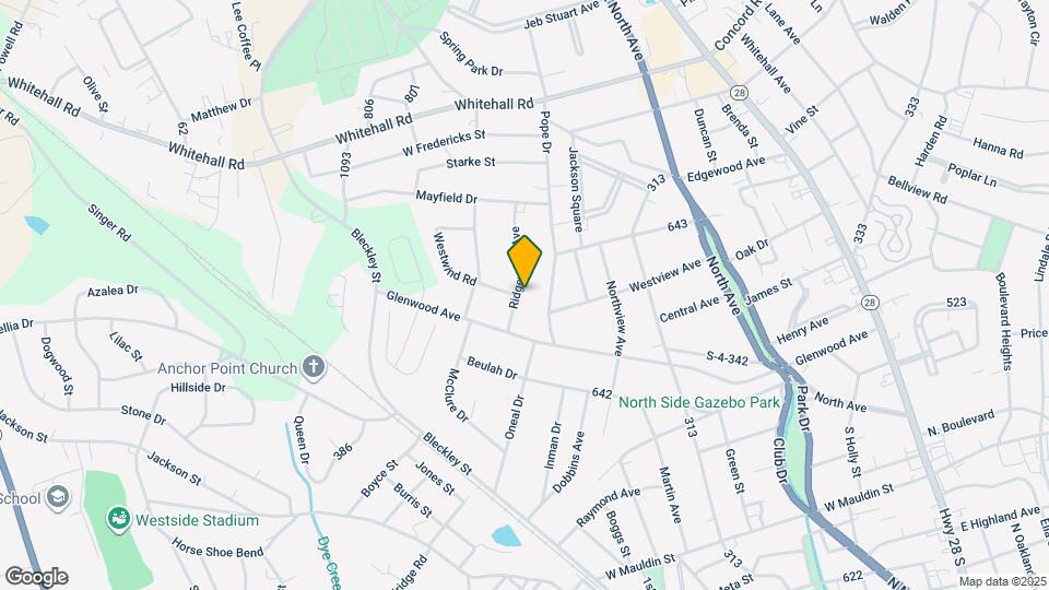 2210 Ridgewood Ave Map and Location Details