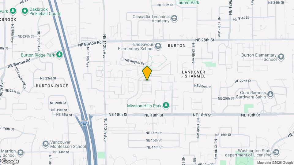 11737 NE 23rd St Map and Location Details