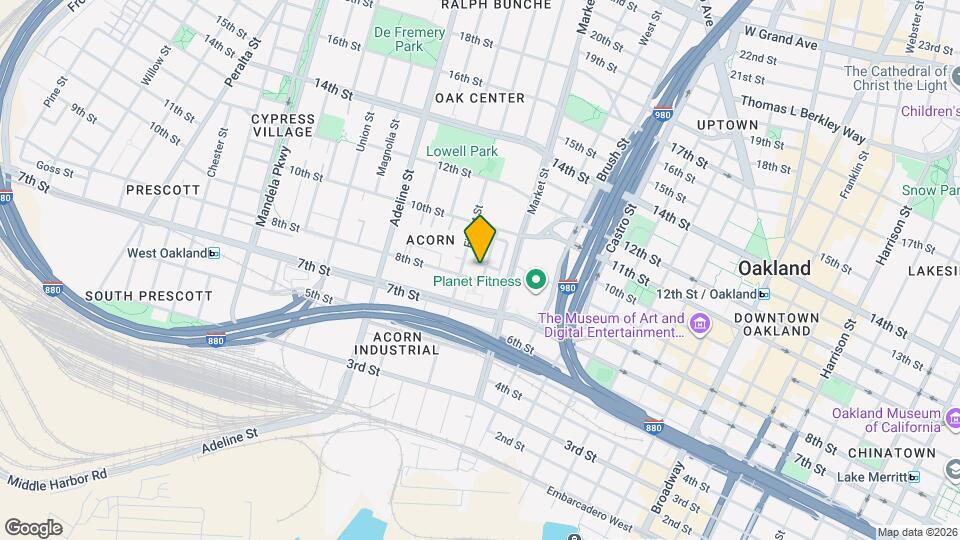 827 Myrtle St Map and Location Details