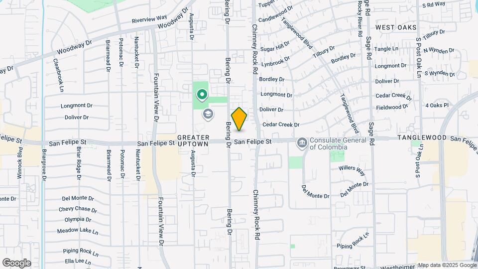 5740 San Felipe St Map and Location Details