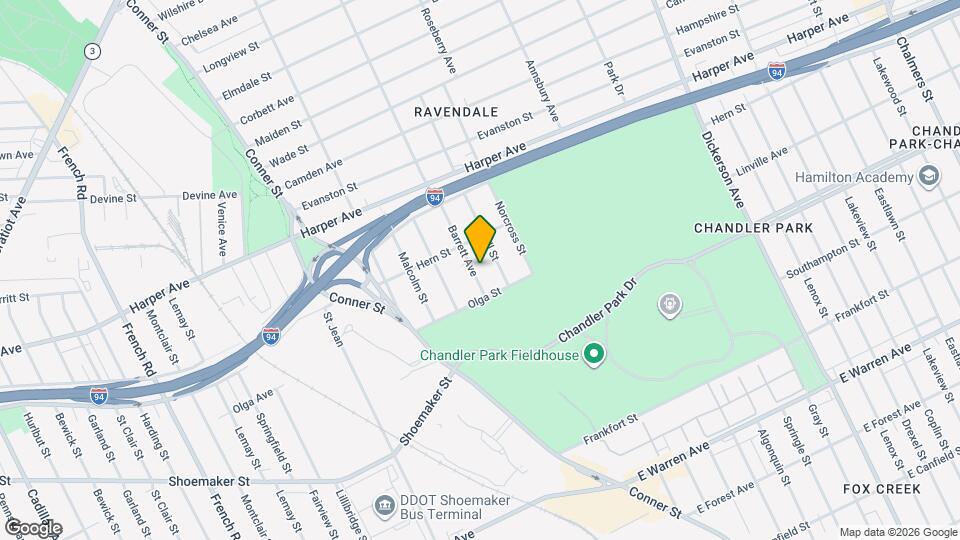5856 Barrett St Map and Location Details