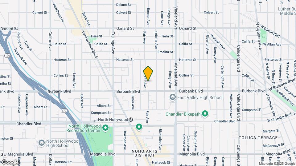 5630 N Fair Ave Map and Location Details