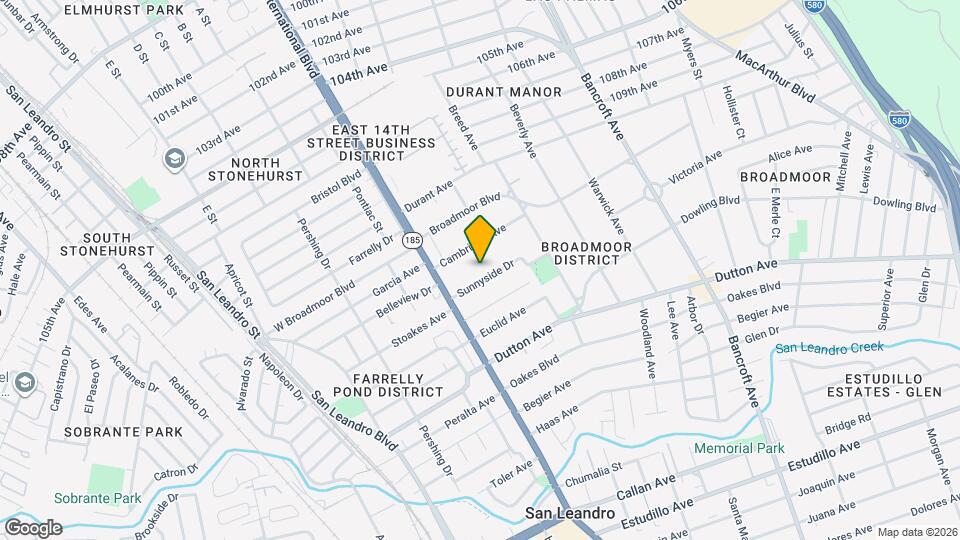 114 Sunnyside Dr Apartments and Nearby San Leandro Apartments For Rent