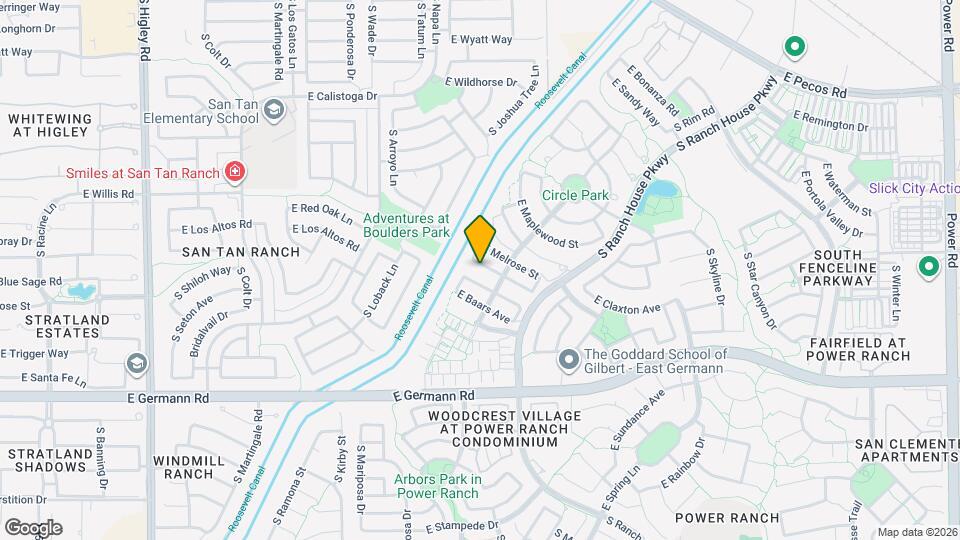 3869 E Claxton Ave Map and Location Details
