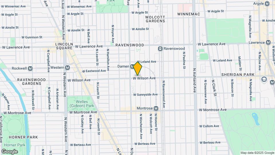 1952 W Wilson Ave, Unit 3 Map and Location Details