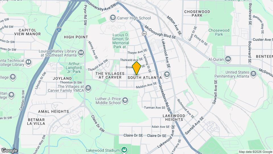 64 Moury Ave SE Map and Location Details