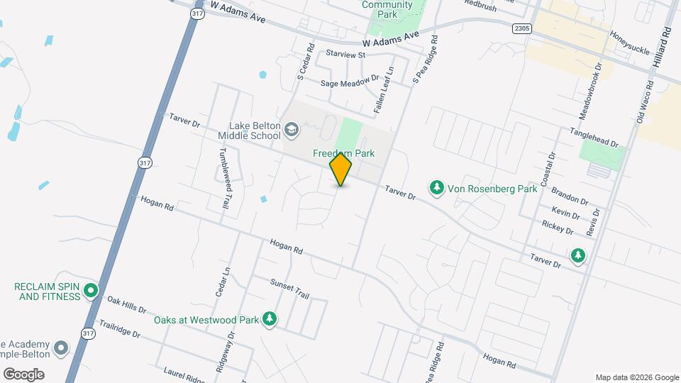 921 Westway Dr Map and Location Details