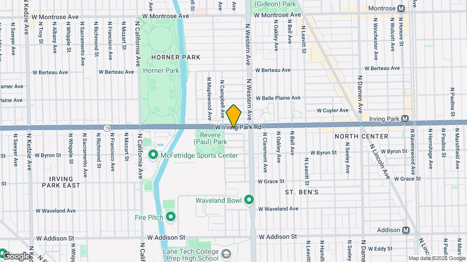 2437 W Irving Park Rd Map and Location Details