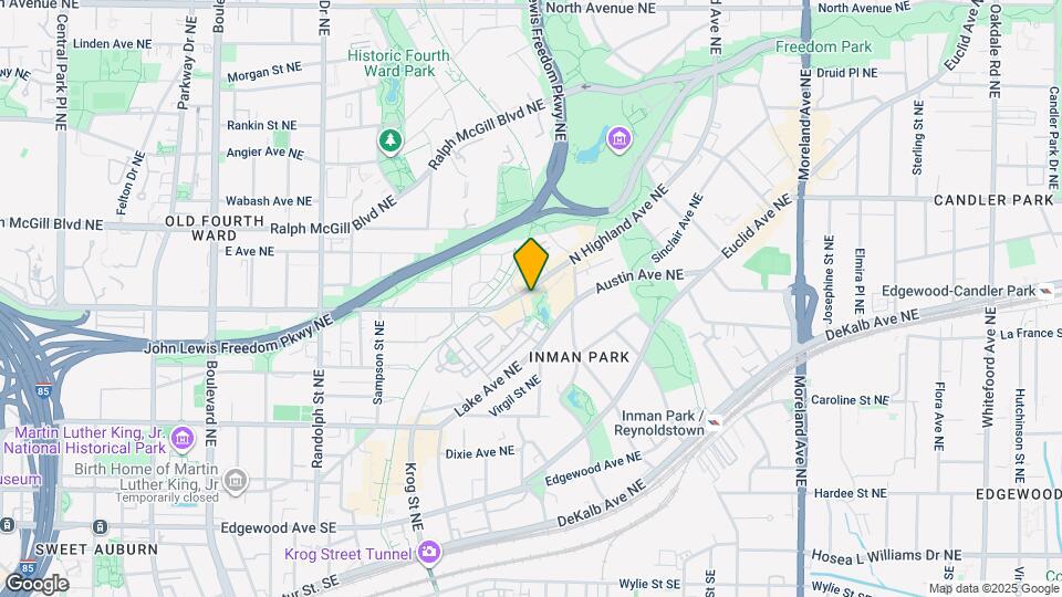 245 N Highland Ave NE Map and Location Details