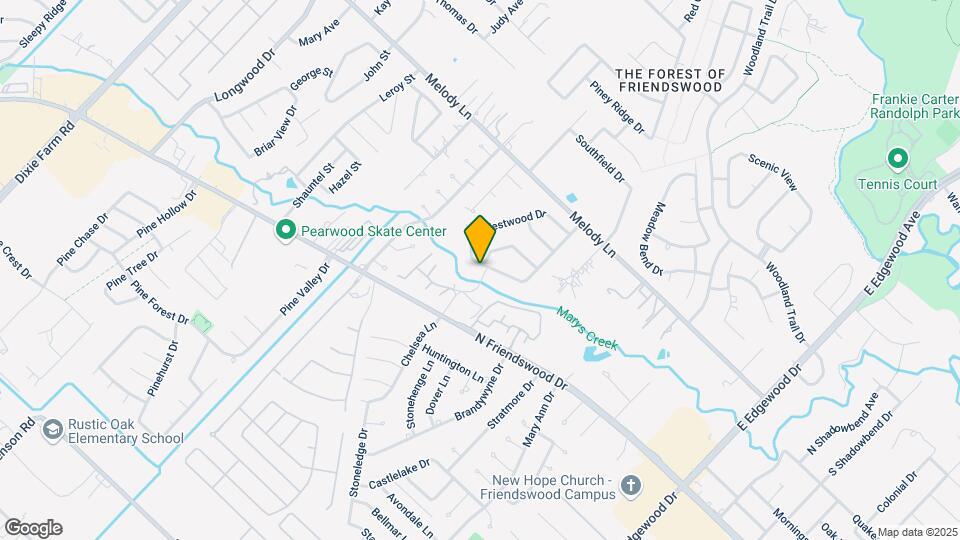 701 Tanglewood Dr Map and Location Details