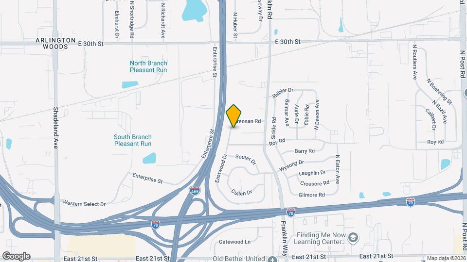 2547 Eastwood Dr Map and Location Details