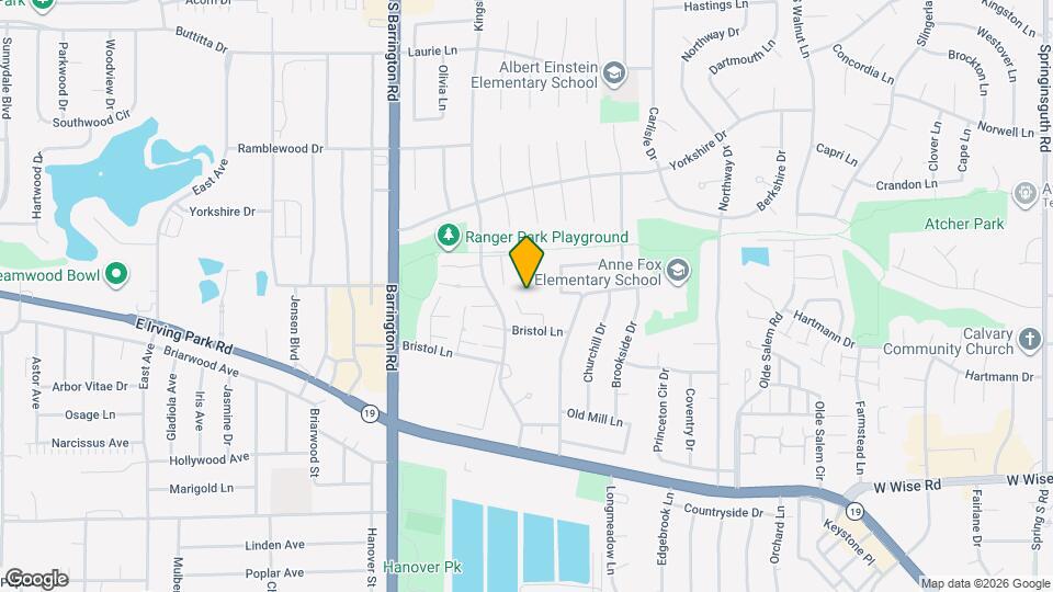 7607 Bristol Ln, Unit C Mapa y Detalles de la Ubicación