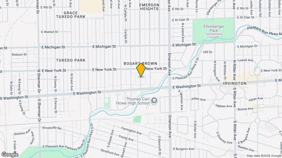 35#B Dequincy Street, 46201; #713375 - 713375 Map and Location Details