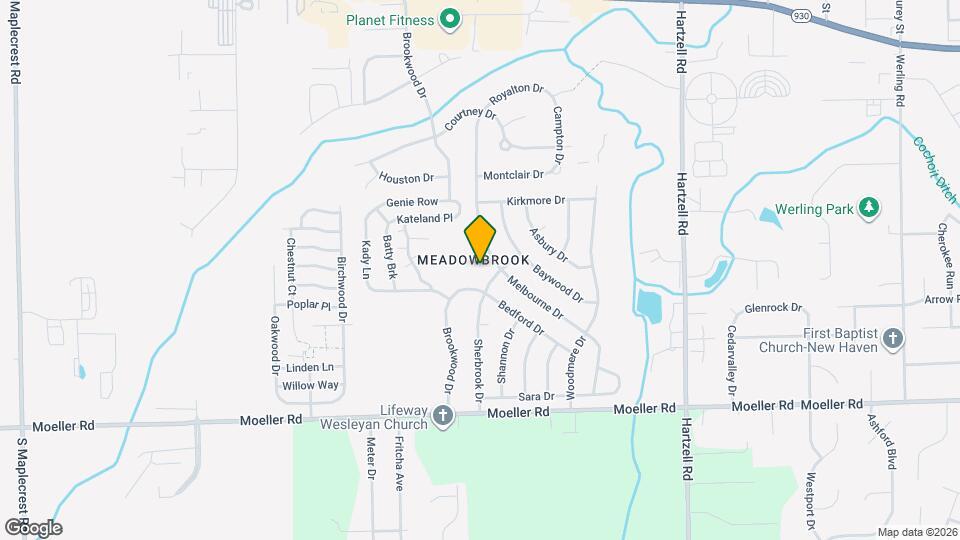 1248 Melbourne Ct Map and Location Details