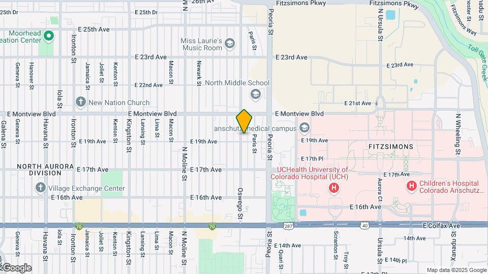1918 Oswego St Mapa y Detalles de la Ubicación