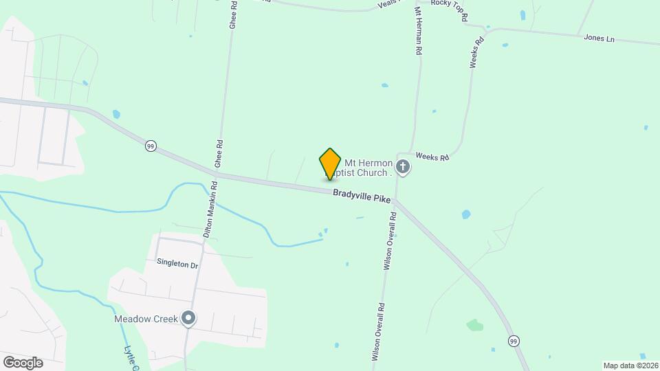 4827 Bradyville Pike Map and Location Details