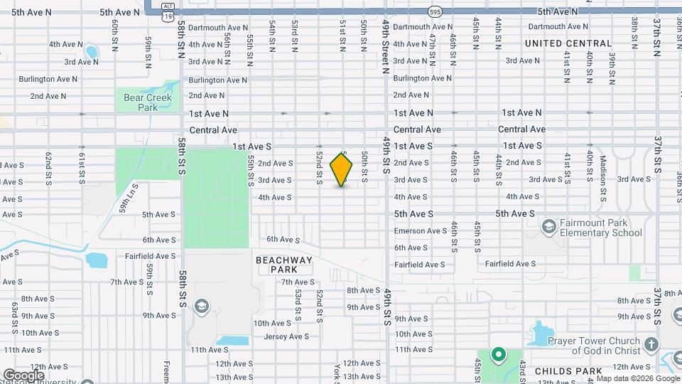 5101 4th Ave S Map and Location Details