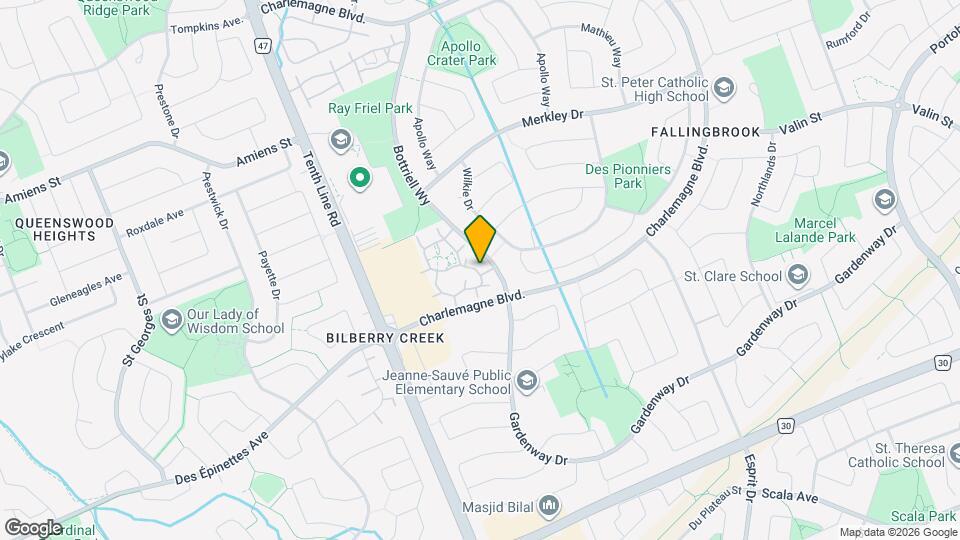 1835 Marsala Crescent Map and Location Details