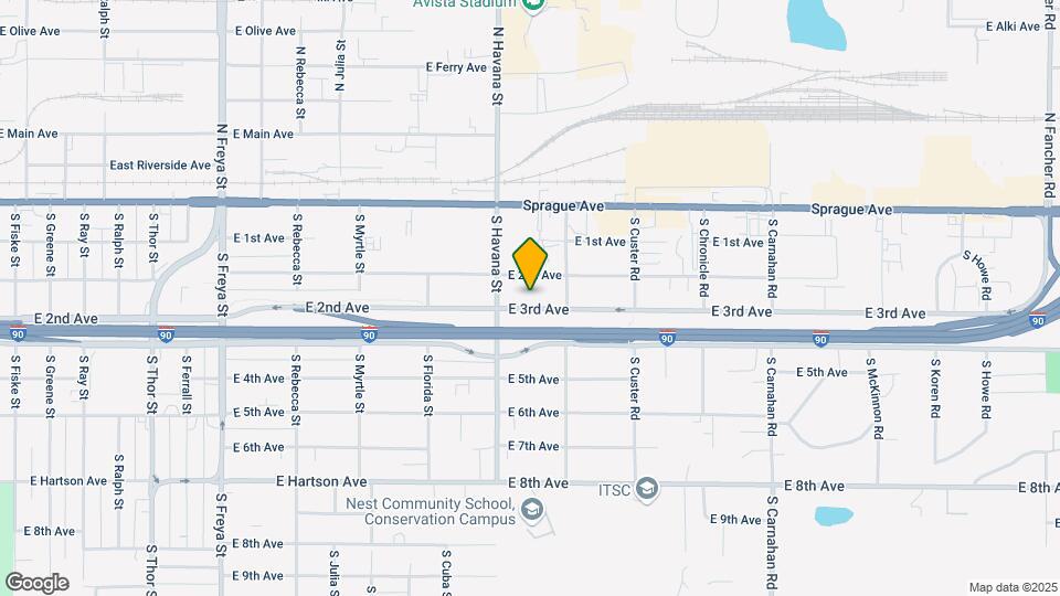 4323 E 3rd Ave Map and Location Details